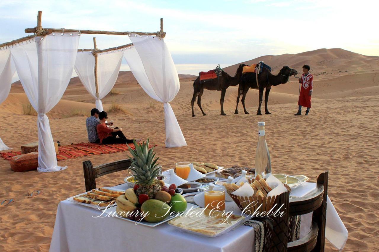 Luxury Tented Erg Chebbi Merzouga Exterior foto