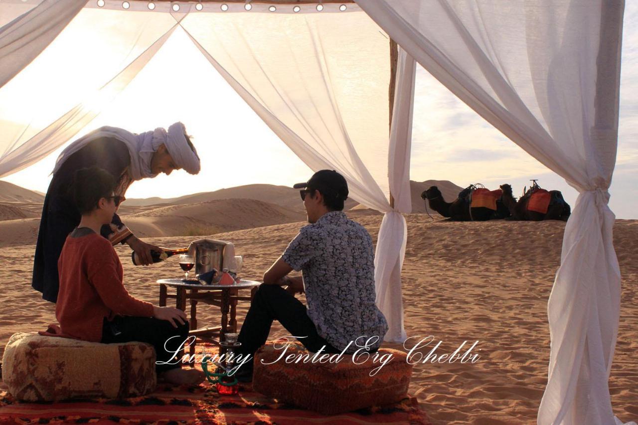 Luxury Tented Erg Chebbi Merzouga Exterior foto